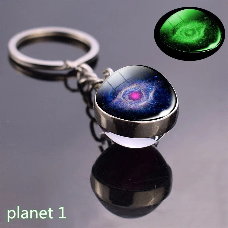 Galactic Glow Keychain Wonder
