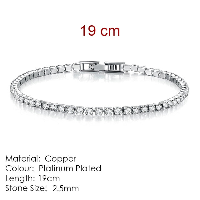 Fashion Multicolor Tennis Bracelet for Women