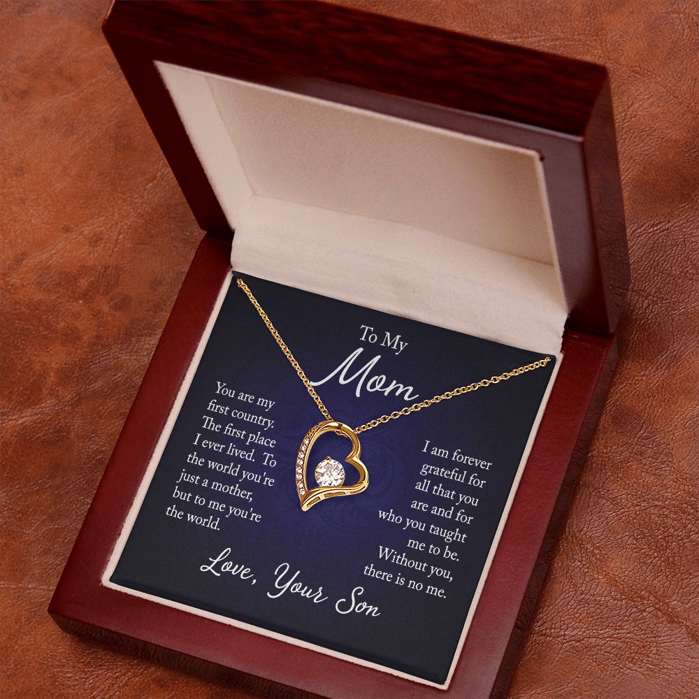 Forever Love Necklace For Mom From Son