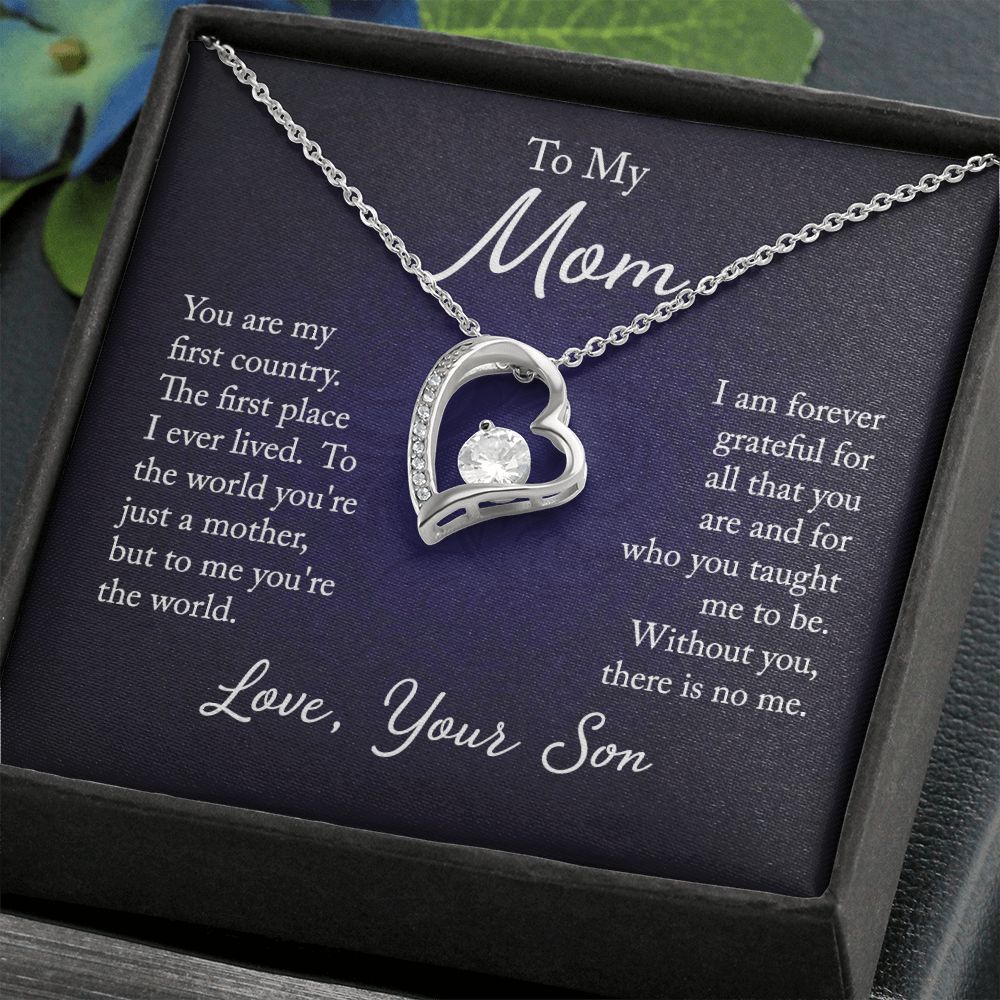 Forever Love Necklace For Mom From Son