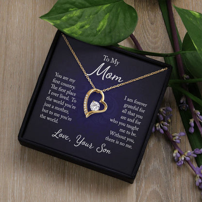 Forever Love Necklace For Mom From Son