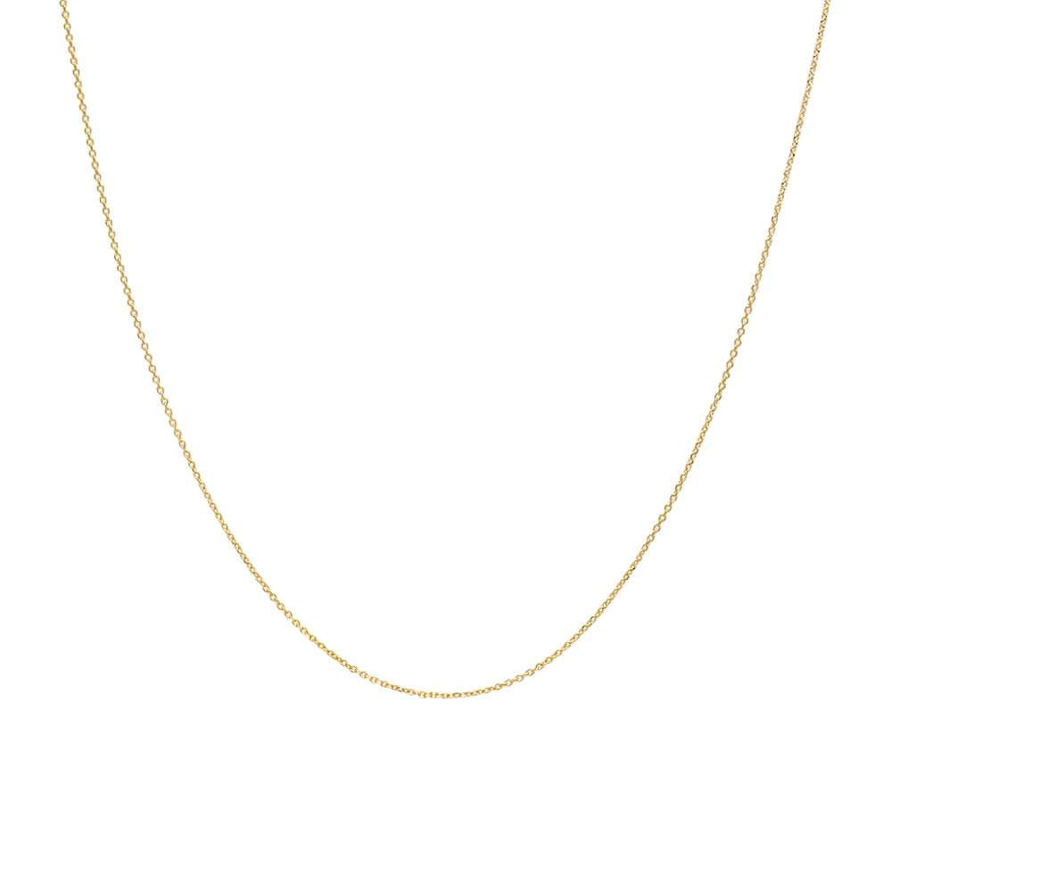 14k Gold Horn Charm Necklace