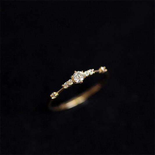 Crystal Exquisite Wedding Ring